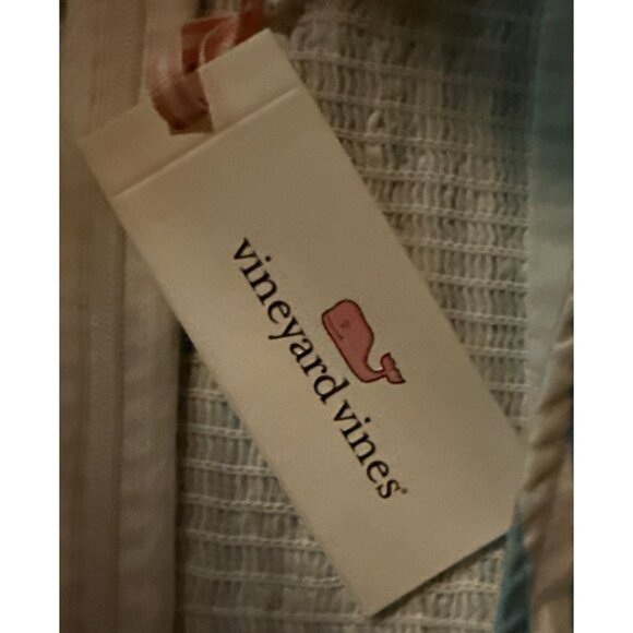 Vineyard Vines sky blue and white maxi dress, size 8, brand new with tags. - Picture 5 of 6